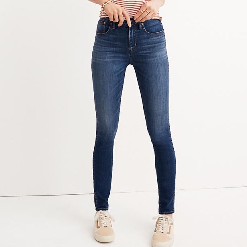 Madewell 10" High -Rise Skinny Stretch Ankle Jeans 23